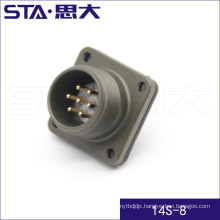 8pin Threaded Circular Connector,MIL-C-5015 Series Connector MS3100A14-8P,MS3101A14-8P,MS3106A14S-8S,MS3102A14S-8P,MS3108A14S-8S